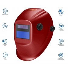 Сварочная маска с автоматическим светофильтром Tecmen ADF - 615J 9-13 TM17 Красная